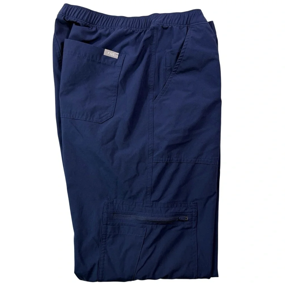 FIGS Men’s Navy Blue Cairo Cargo Scrub Pants